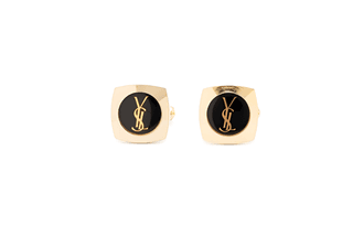 MONTBLANC Metal Clip On Earrings Gold