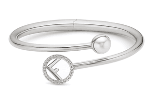 FENDI Brass Bangles Silver