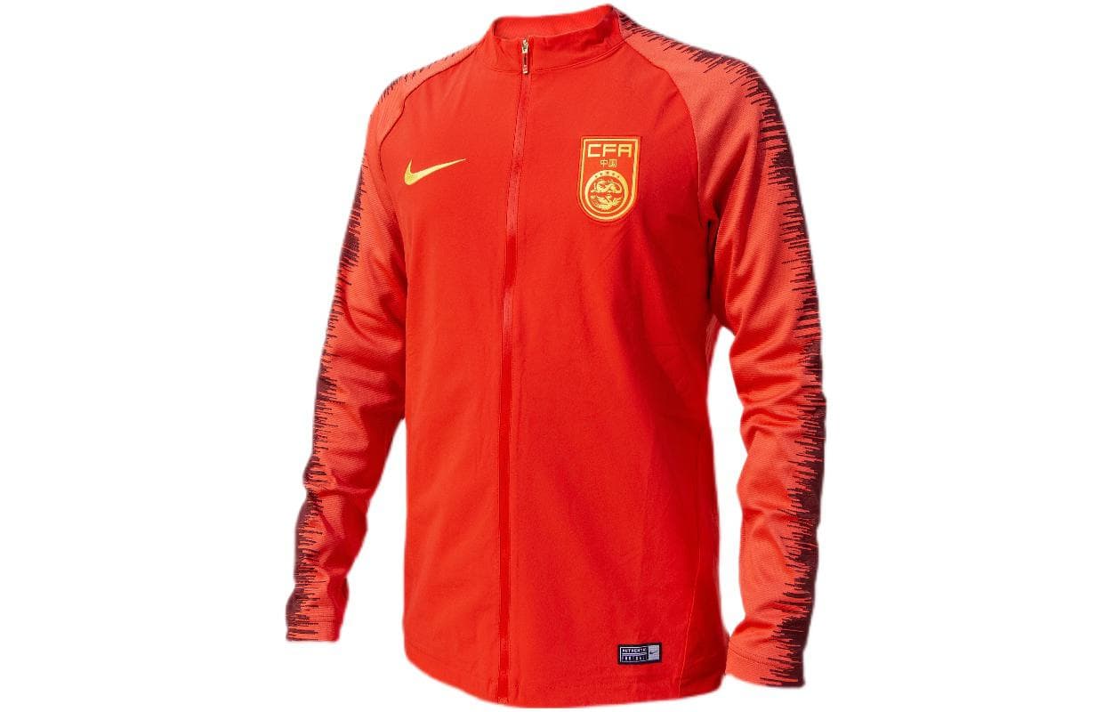 Nike Jackets Red Stand Collar Moderate Other
