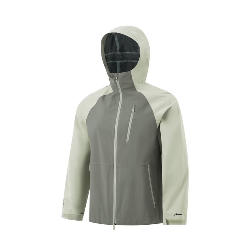Li Ning Windbreaker Jacket Snail Smoky Green
