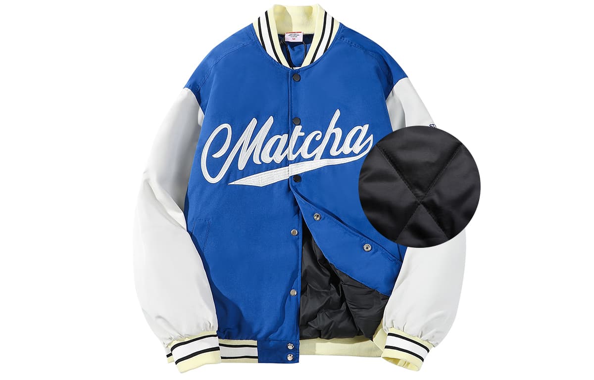 MATCHA STORY Baseball Jacket