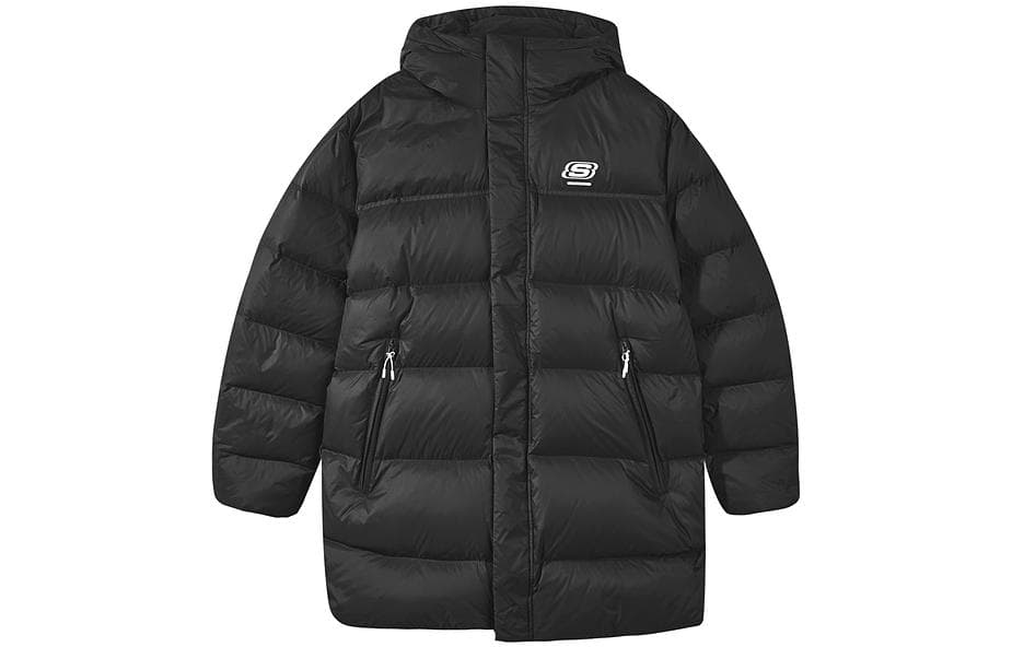 Skechers Down Jackets Hooded Moderate Puffer Jacket
