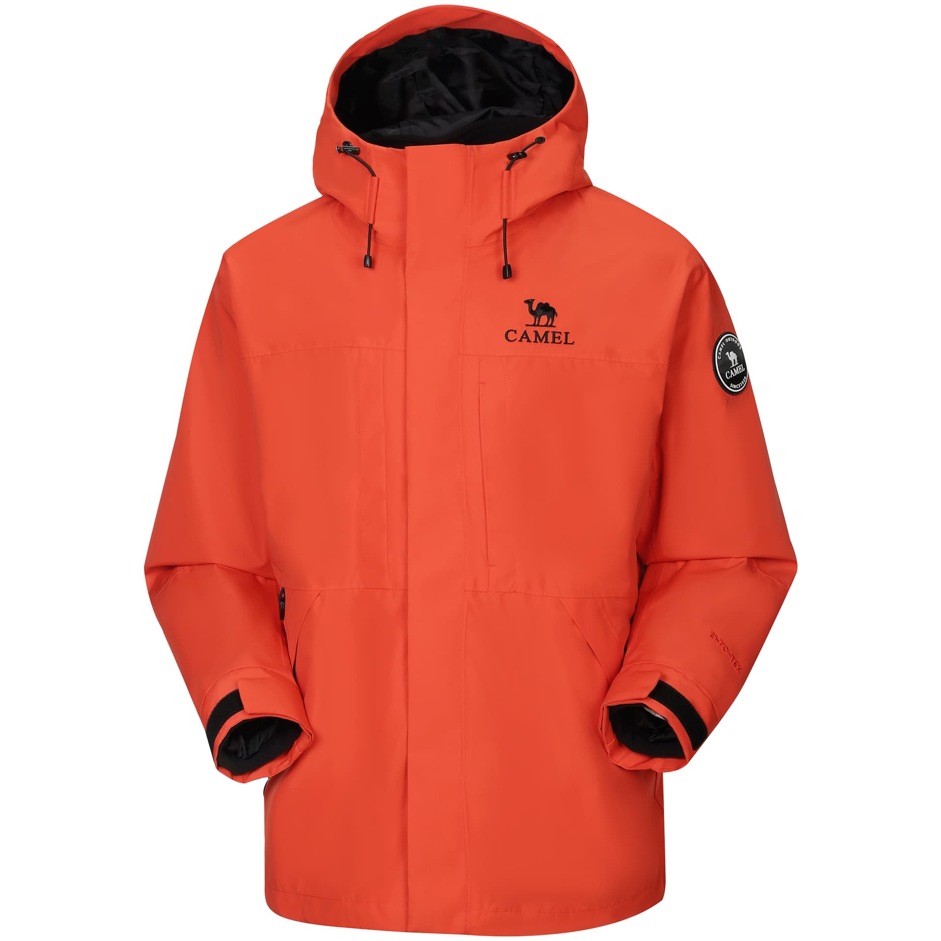 CAMEL Allweather AbrasionResistant, Waterproof, Windproof, Thermal Windbreaker Jacket