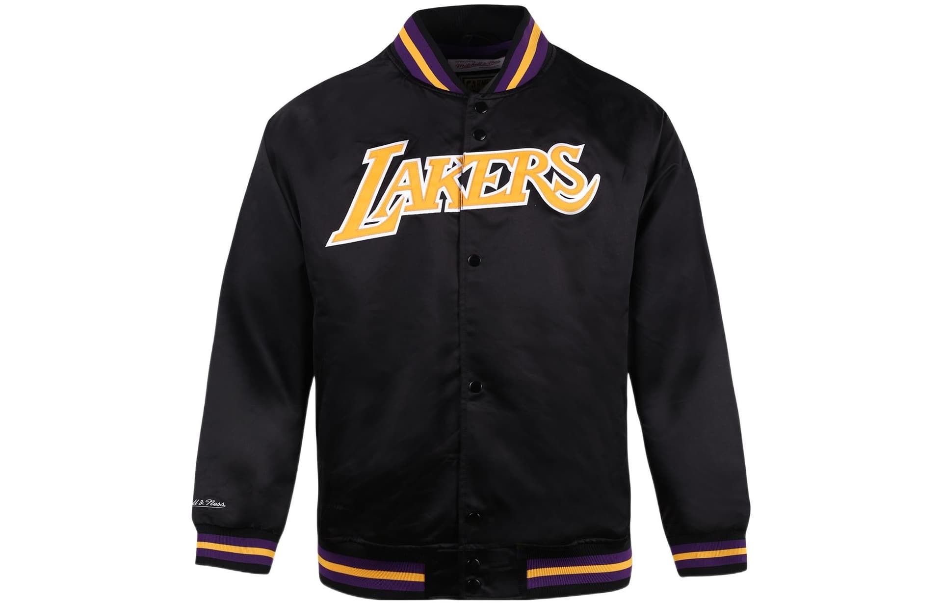Mitchell Ness Baseball Jerseys Black Baseball Collar Moderate Black