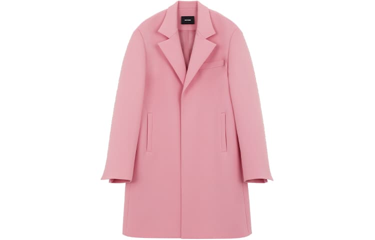 WE11DONE Pink Lapel Moderate Pink