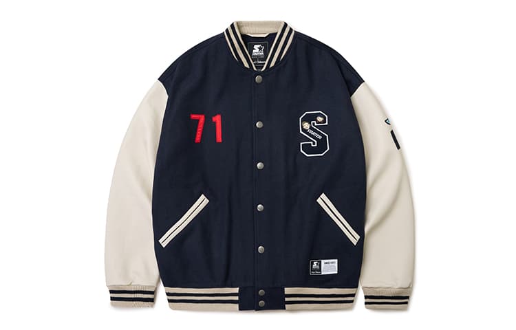 STARTER Baseball Jerseys Baseball Collar Moderate Navy Blue