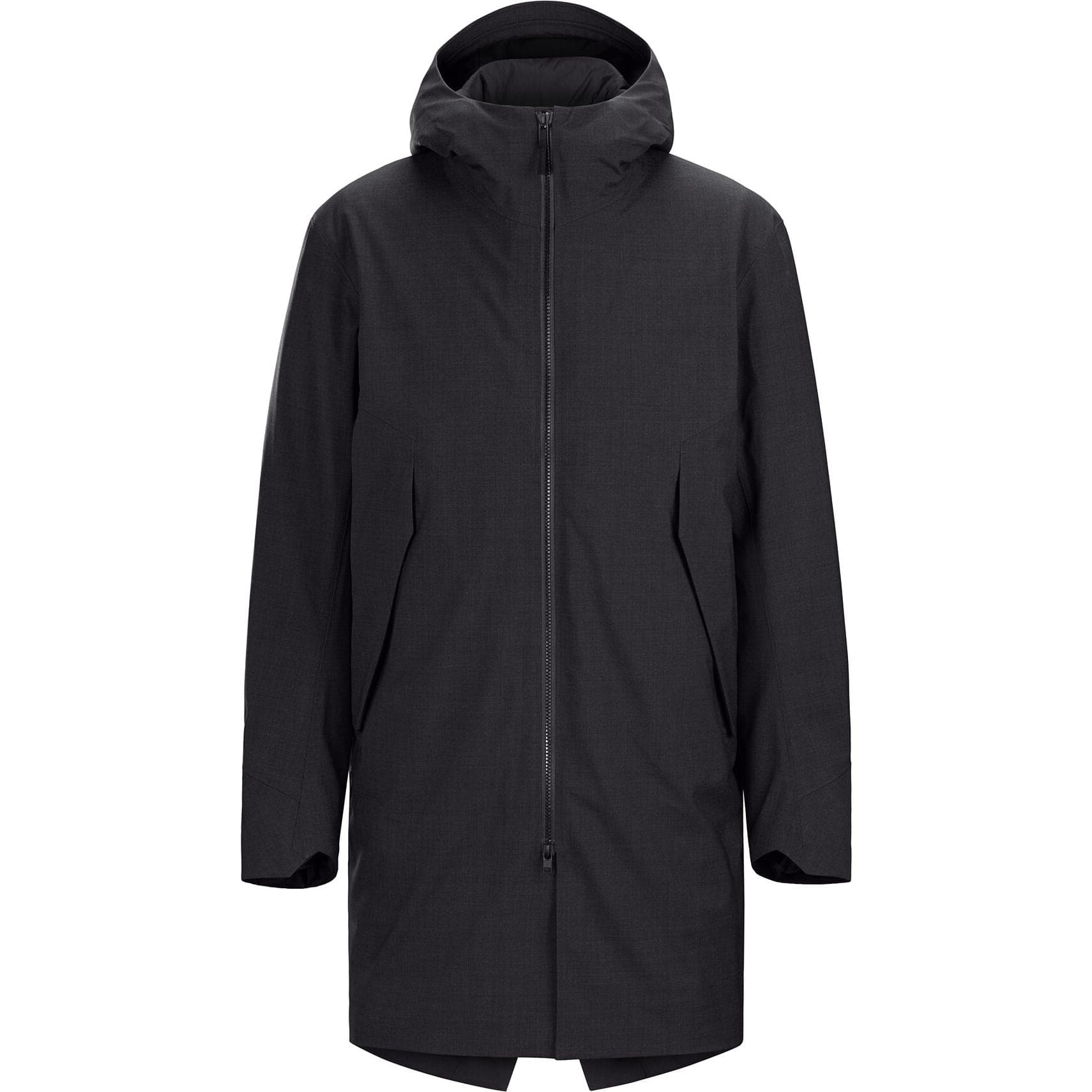 Arc'teryx VEILANCE MONITOR INSULATED TECH WOOL COAT Black Heather