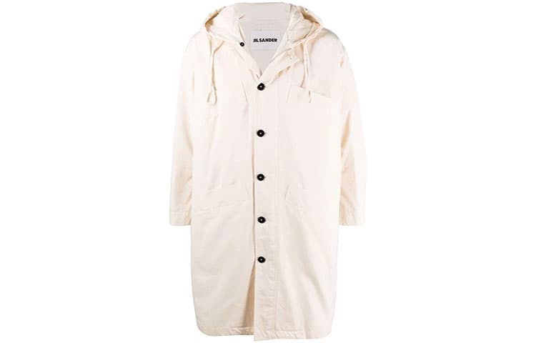 JIL SANDER Oversized Hooded Parka Coat