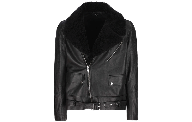 AMIRI Jackets Black Lapel Moderate Black