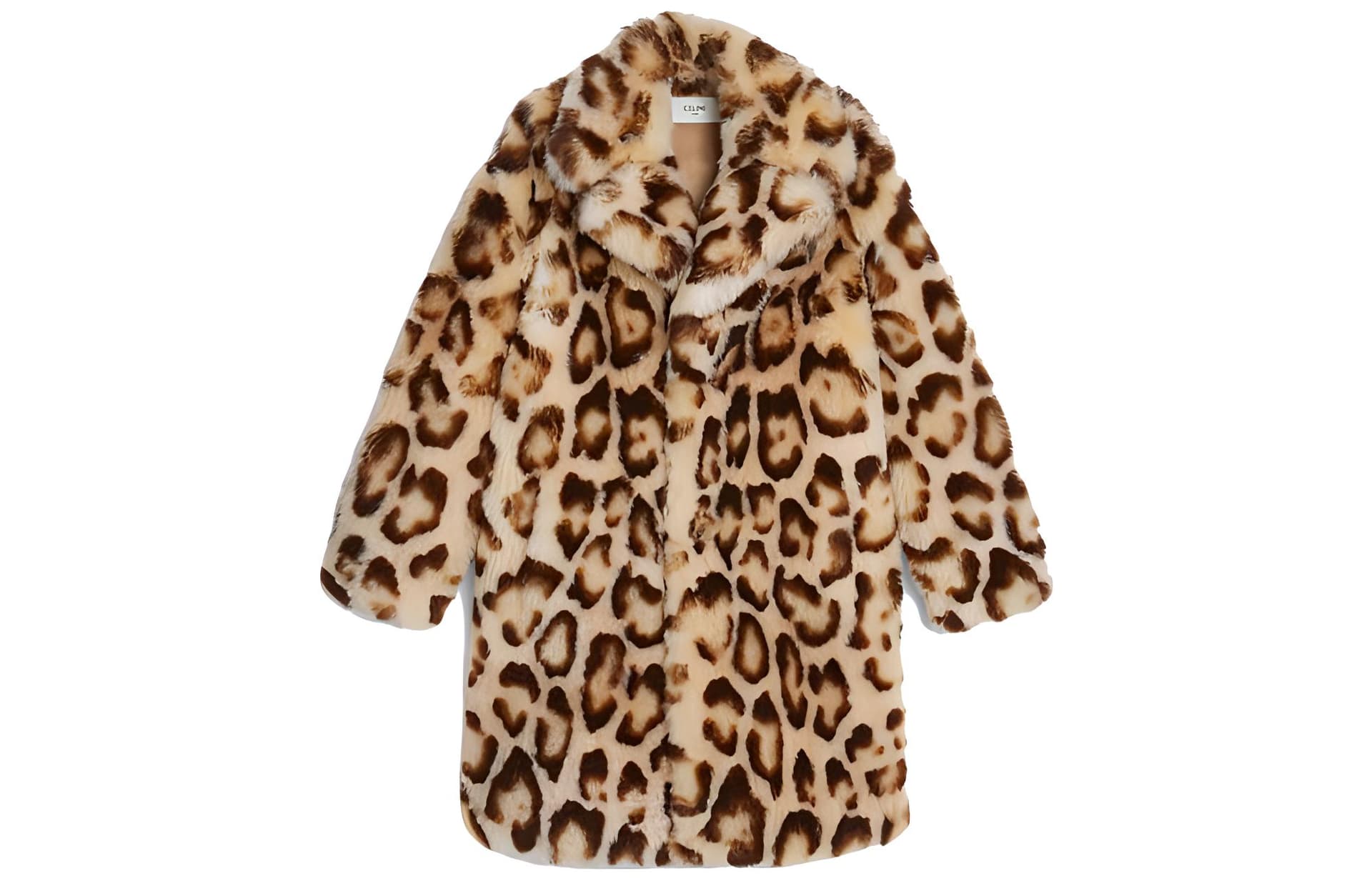 CELINE Furs Brown Lapel Moderate Brown