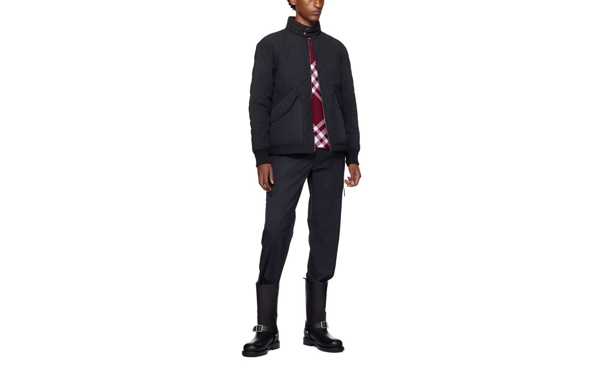 Burberry SS24 Puffer Jacket Black