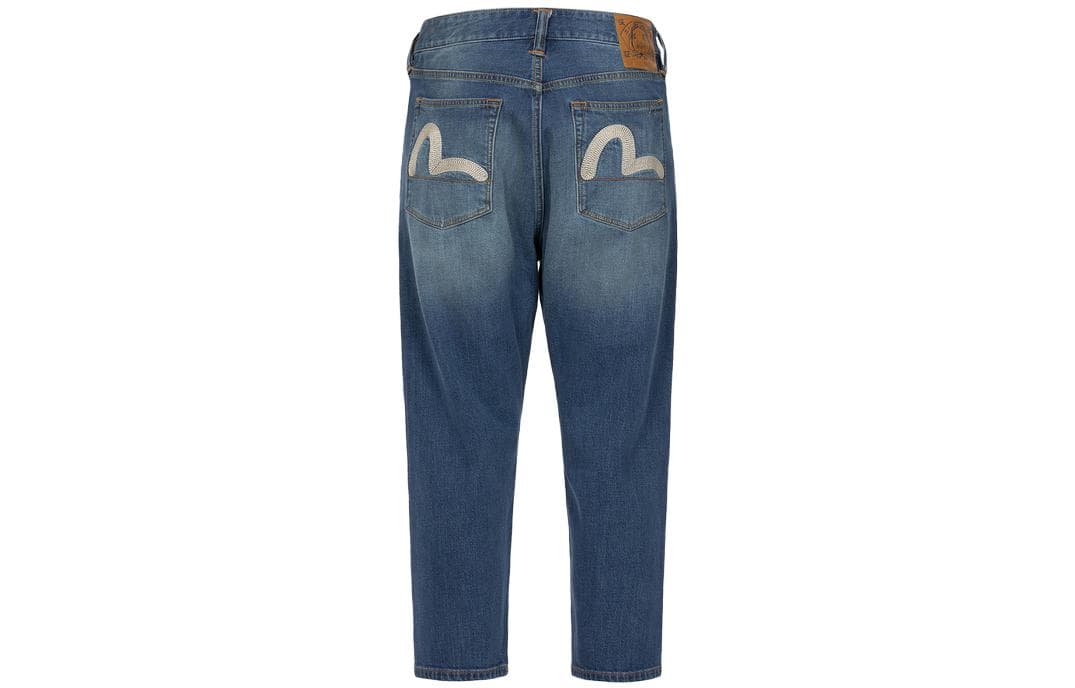EVISU Jeans Denim Blue Moderate Straight Fit