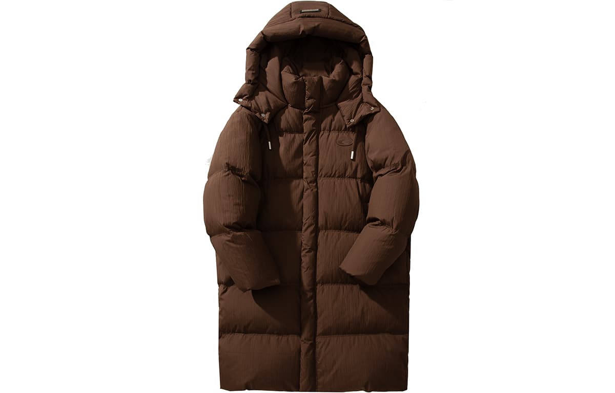 GOLFCROSS Down Jackets Hooded Thickened Brown