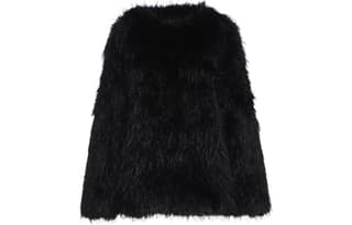 Yohji Yamamoto Fur Black