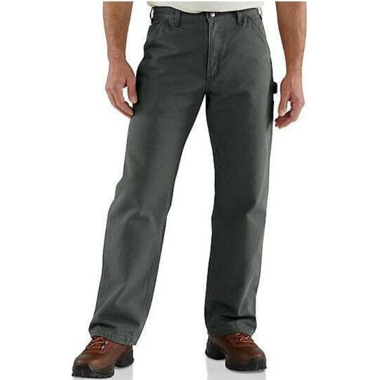 Carhartt B111 WASHED DUCK FLANNEL LINED UTILITY PANT Cargo LOOSE FIT
