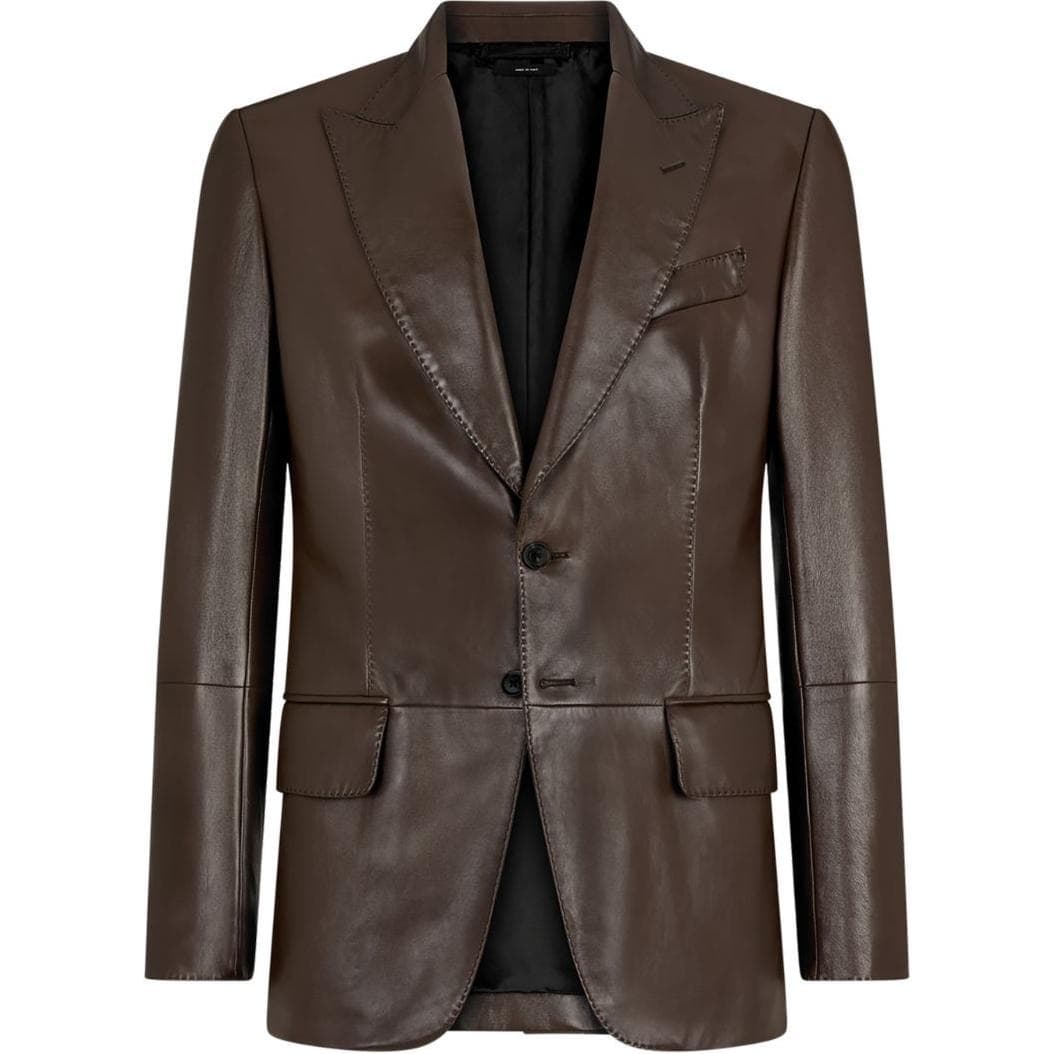 TOM FORD Singlebreasted Blazer Chocolate