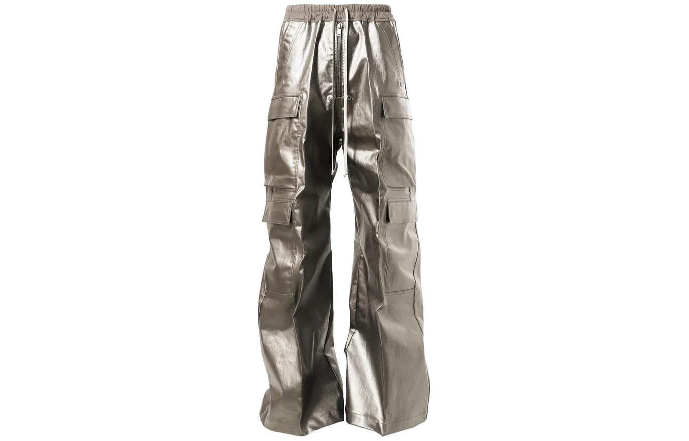 RICK OWENS Lido Cargobela Wide-leg Jeans Light Umber