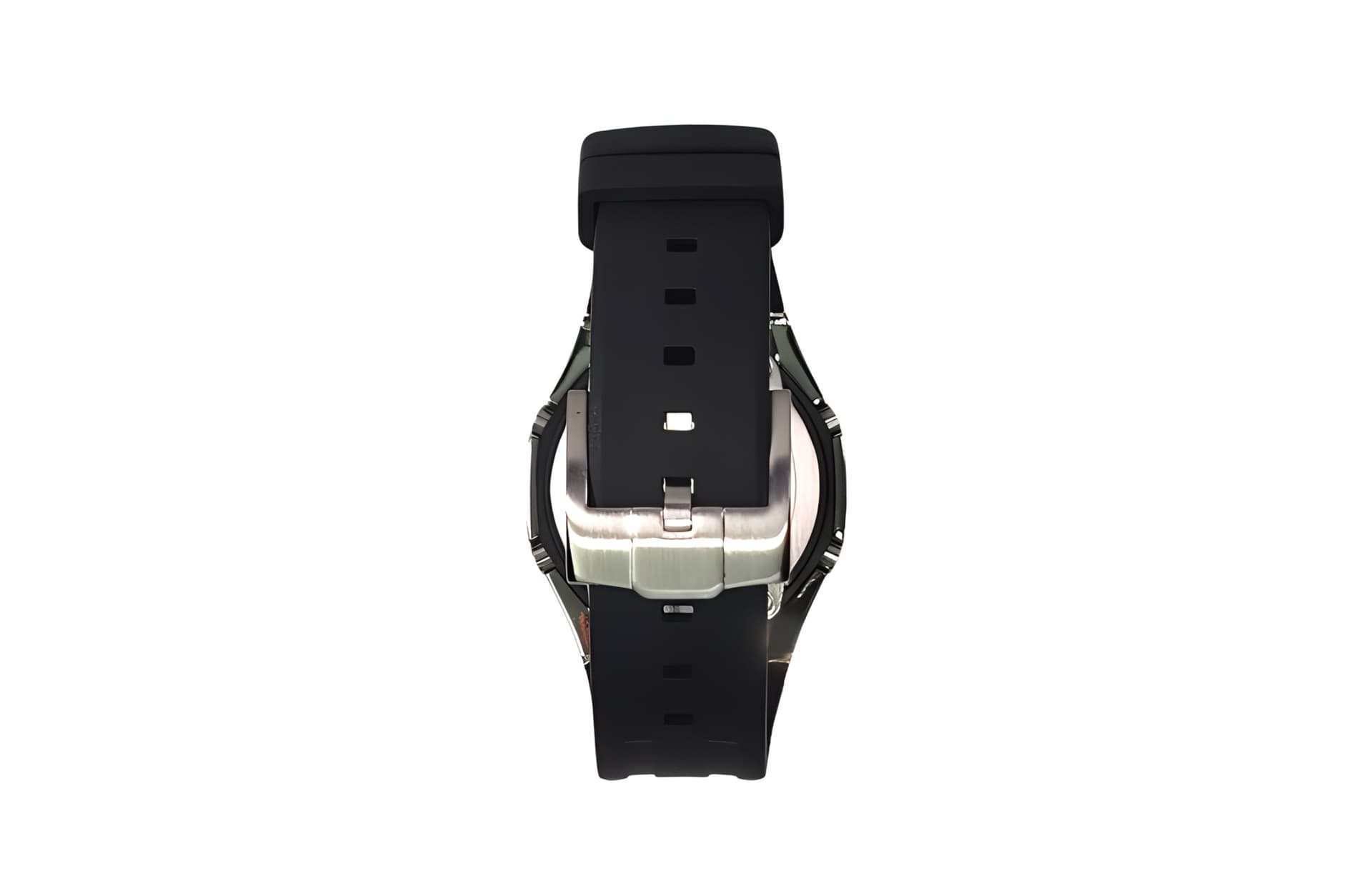 CASIO Custom Collection Electronic Movement Fluoroelastomer Strap Watch