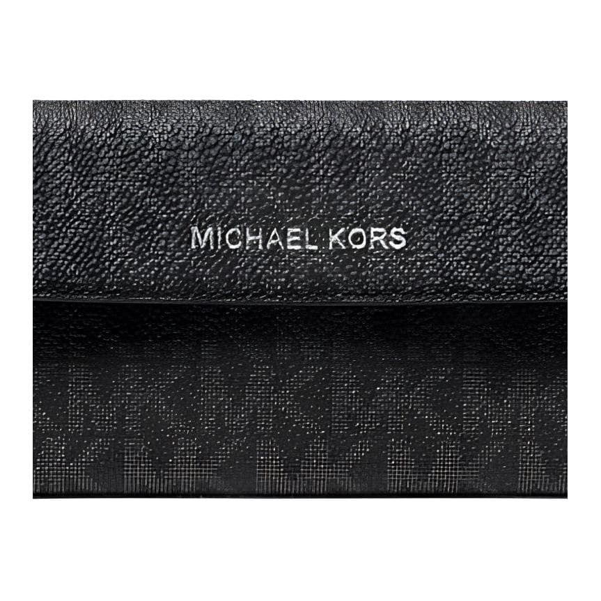 MICHAEL KORS Coated Canvas, Polyester, Polyurethane Eyeglass Pouch Large Black