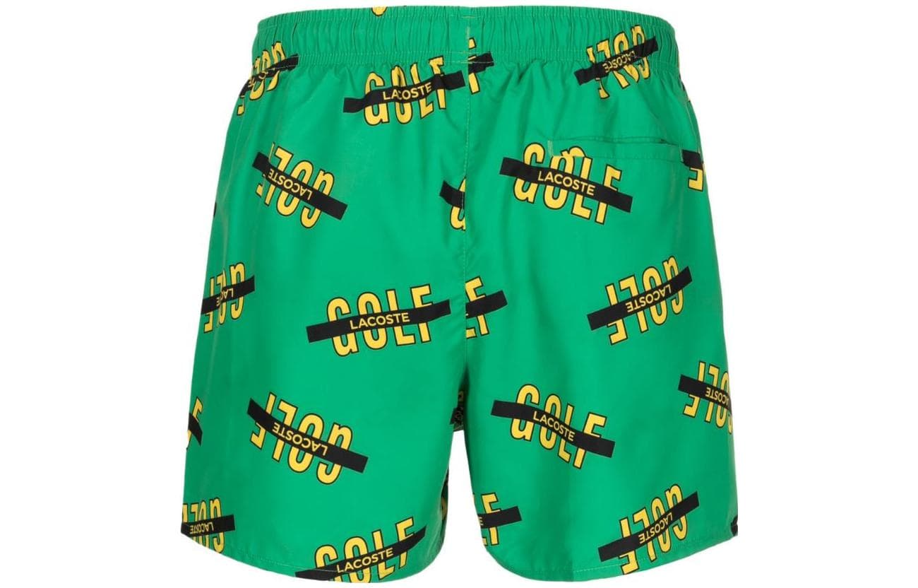 LACOSTE Graphic print Swim Green