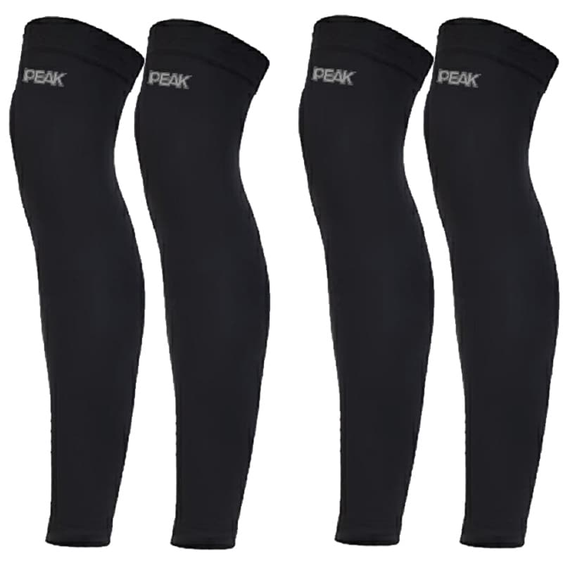 PEAK Polyamide Sun Protection Leg Covers 2 Pairs Black