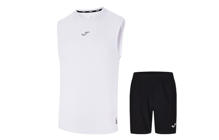 Set (White Top+Black Shorts)