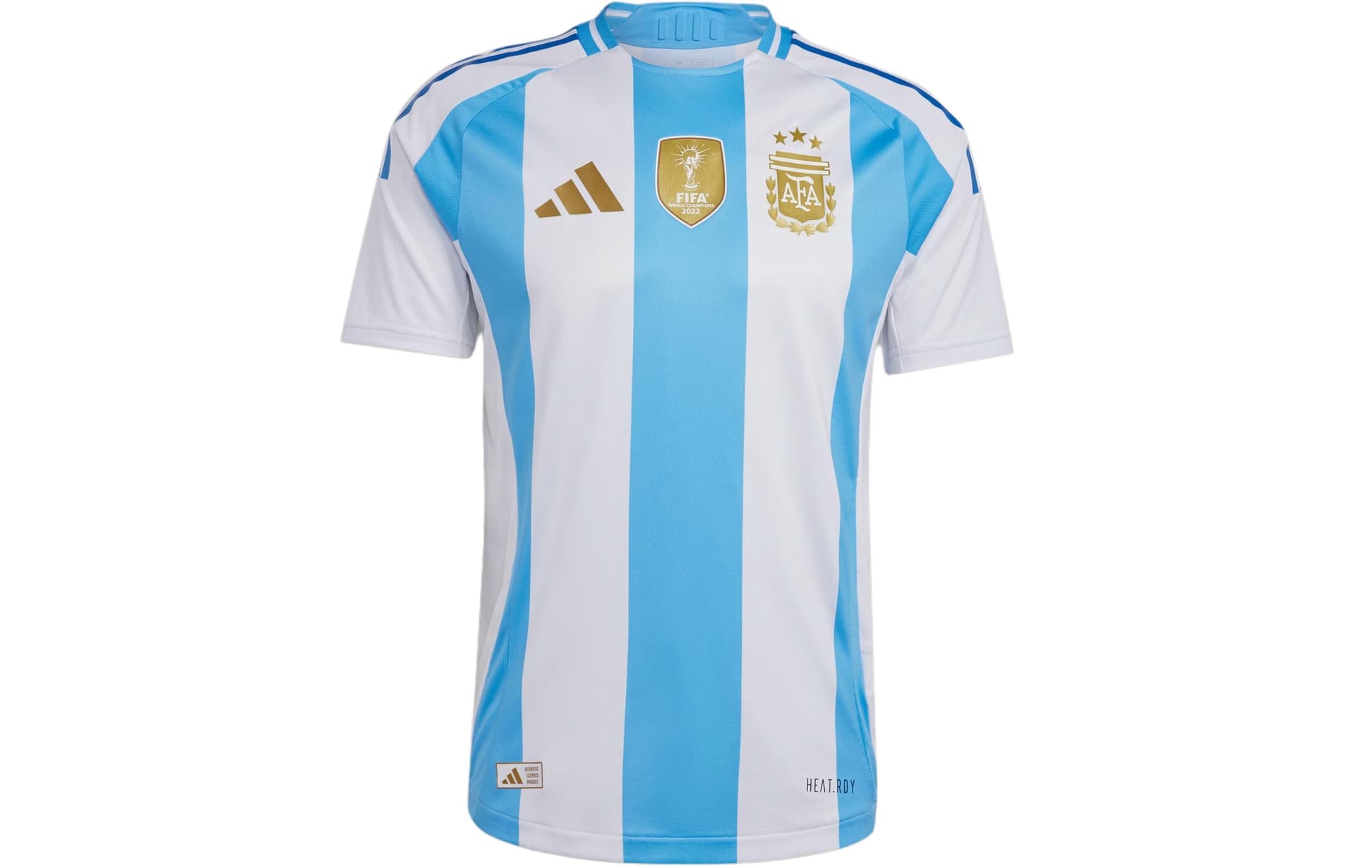 Adidas Argentina National Team Argentina Home Authentic Jersey Soccer Jersey Player Edition Blue White