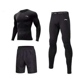 Li Ning Fitness Sets Crew Neck Moderate