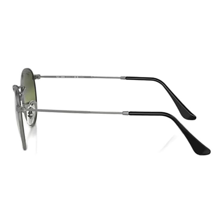 RayBan Round Metal Chromance round-frame sunglasses