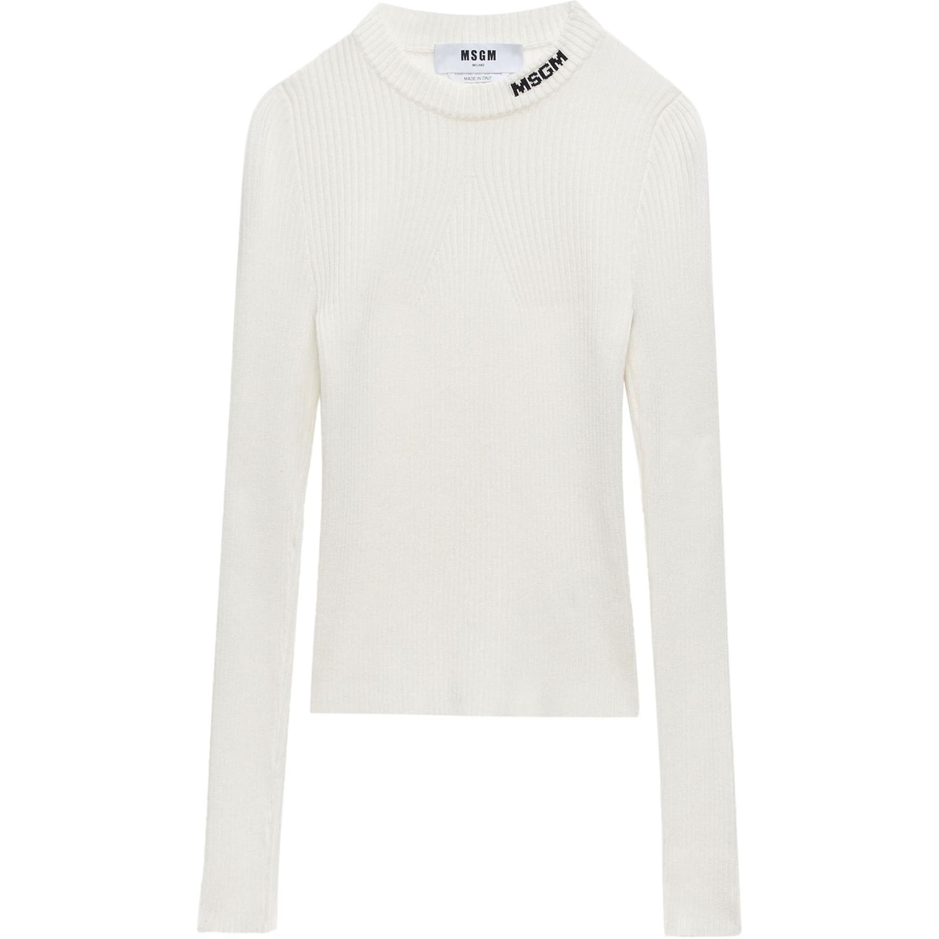 MSGM Intarsia logo Knitted