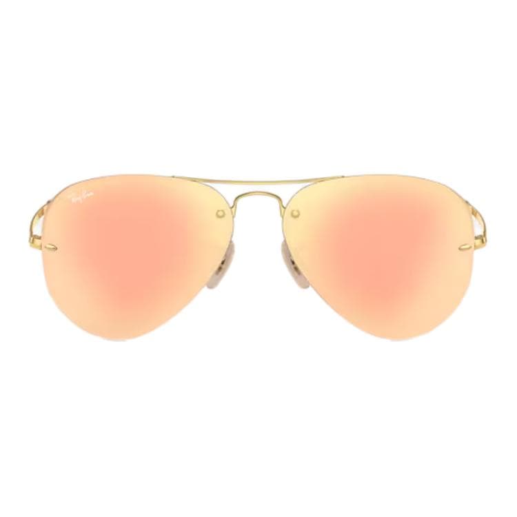 RayBan Metal Aviator Sunglasses Gold
