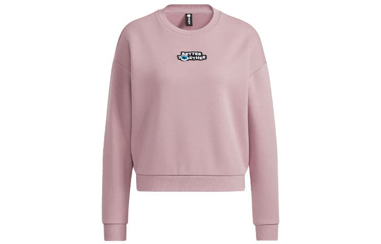 Adidas Neo X SESAME STREET Sesame Street Cobranded Collection Sweatshirts Purple Pink Crew Neck Moderate Regular