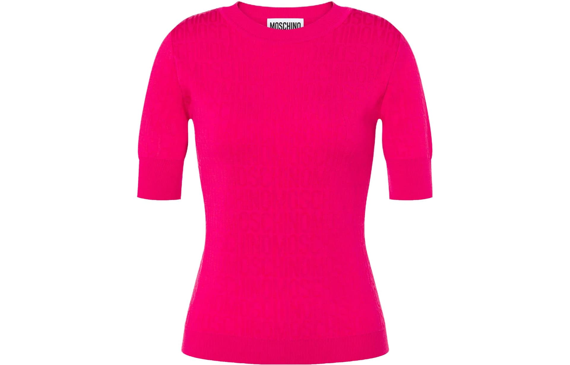 MOSCHINO Sweaters Pink Crew Neck Moderate Other Pink