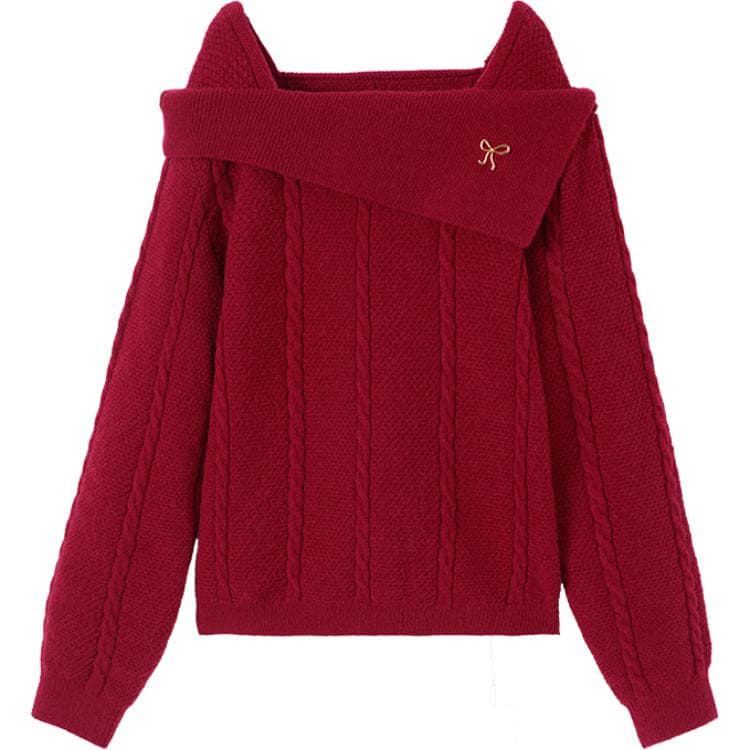 XIANGYING Sweaters Boatneck Moderate Other