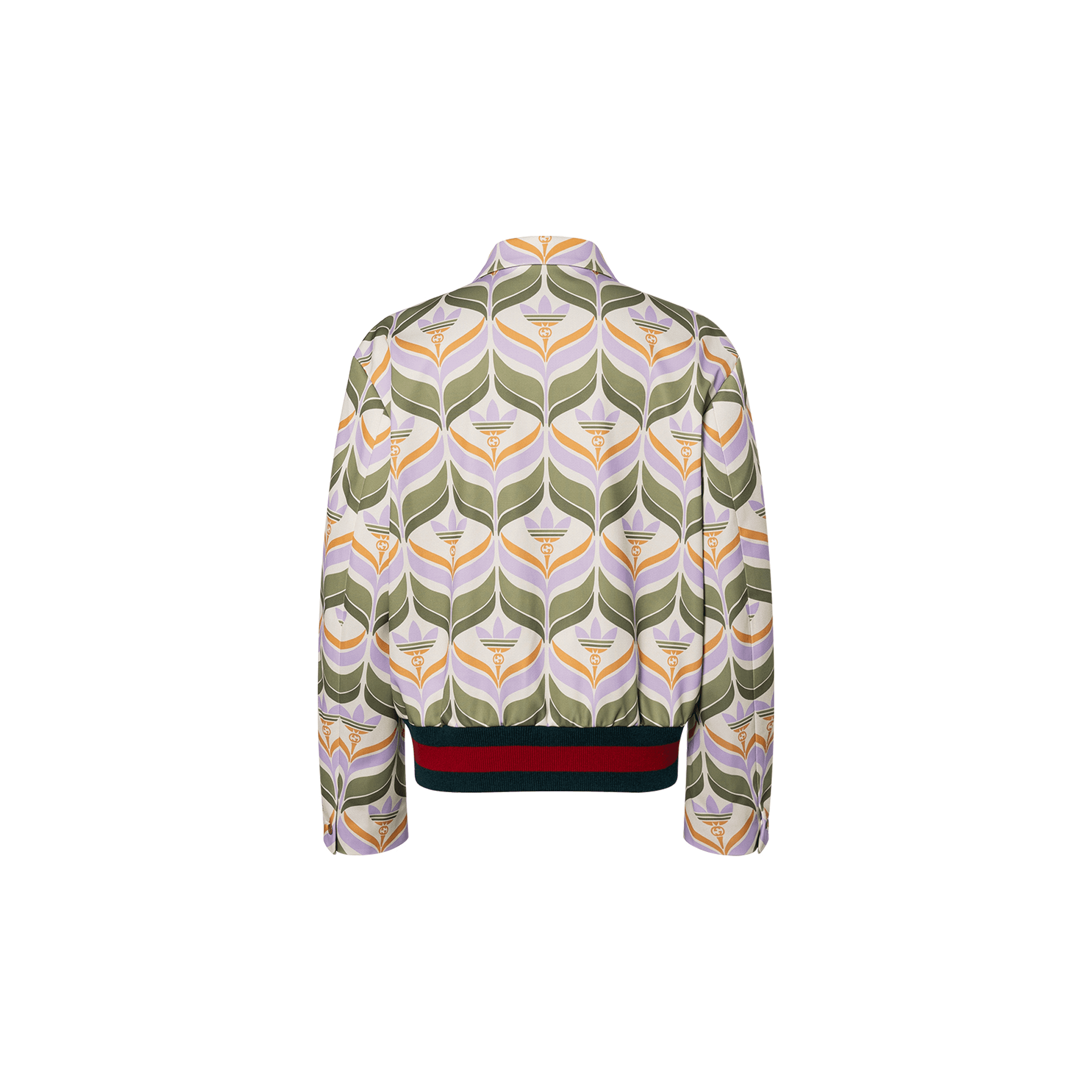 GUCCI X Adidas Trefoil Print Jacket