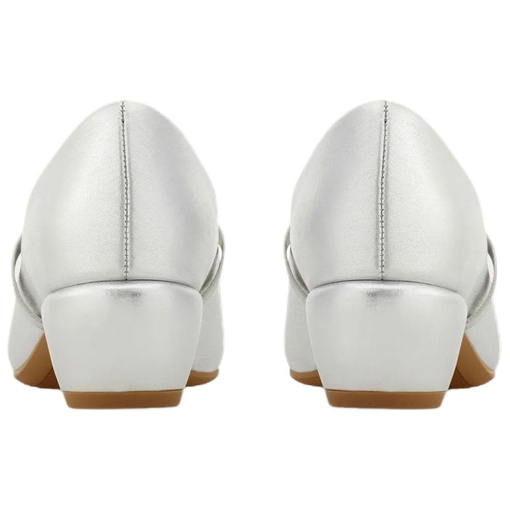 FERRAGAMO Vara 4cm Silver