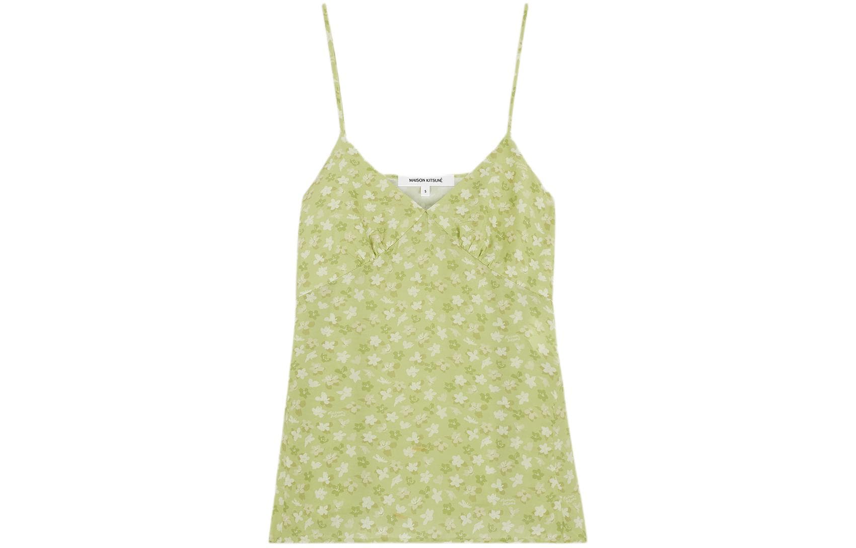 Maison Kitsune Camisole Green Green