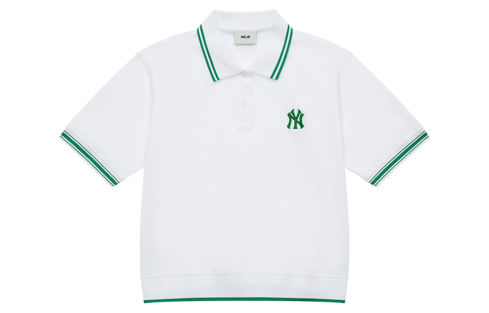 MLB New York Yankees MLB Basic Logo SS24 Polo Shirt Ivory
