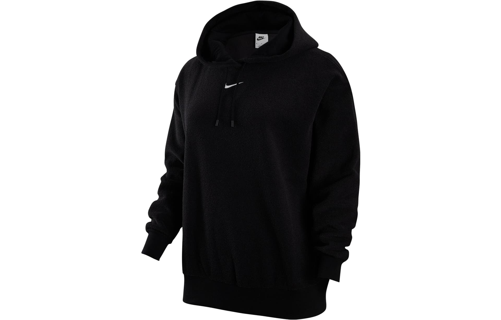 Nike Sweatshirts Black Hooded Moderate Straight Fit