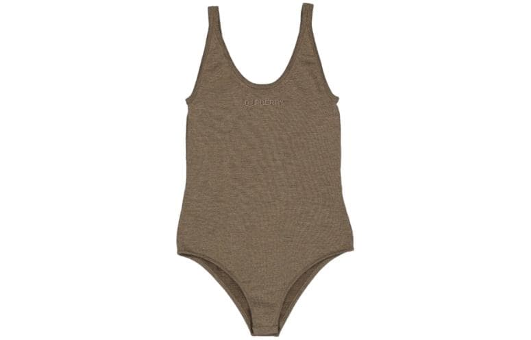 Burberry Bodysuits Brown Crew Neck Brown
