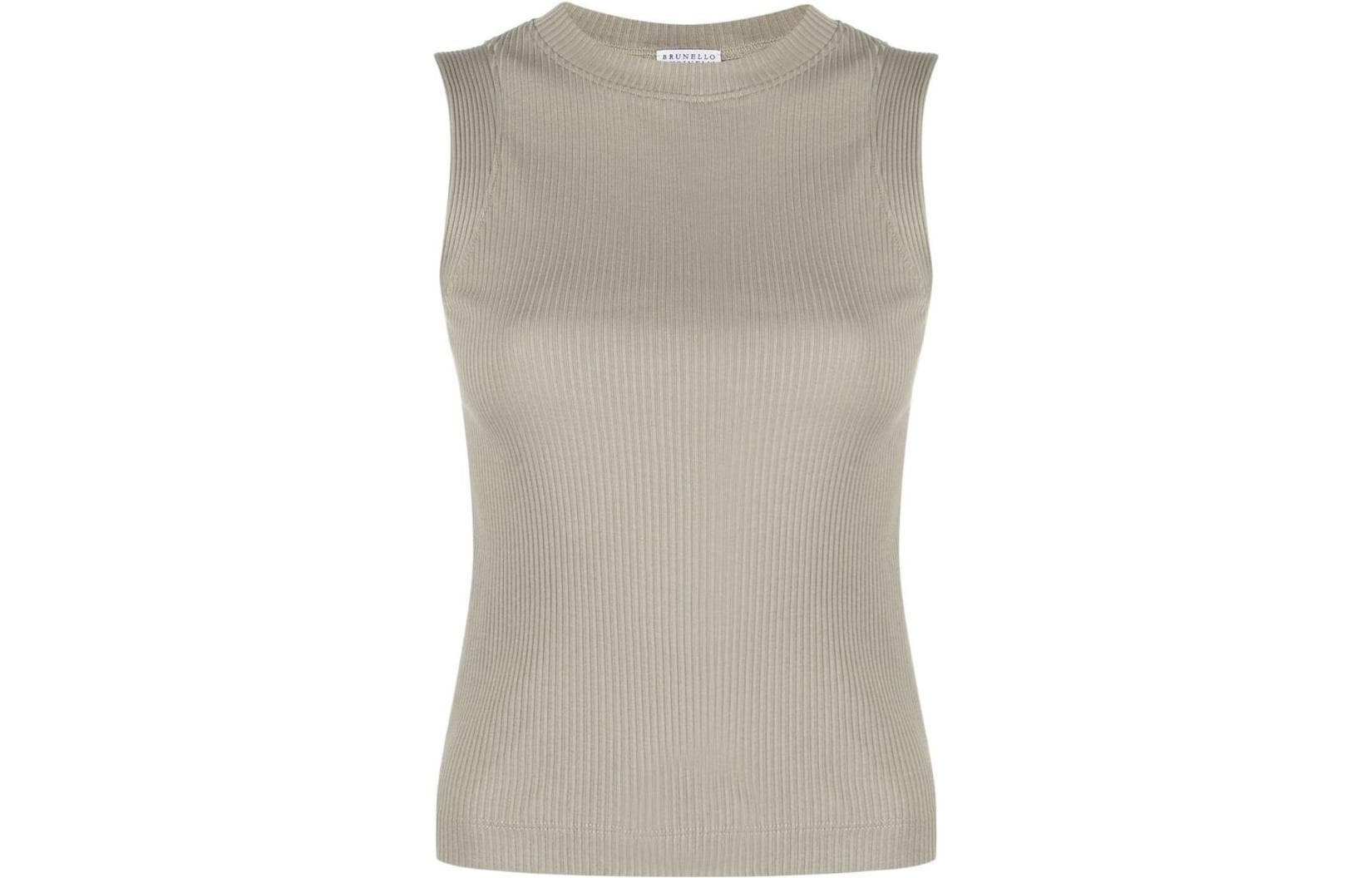 Brunello Cucinelli SS23 Camisole Khaki Khaki