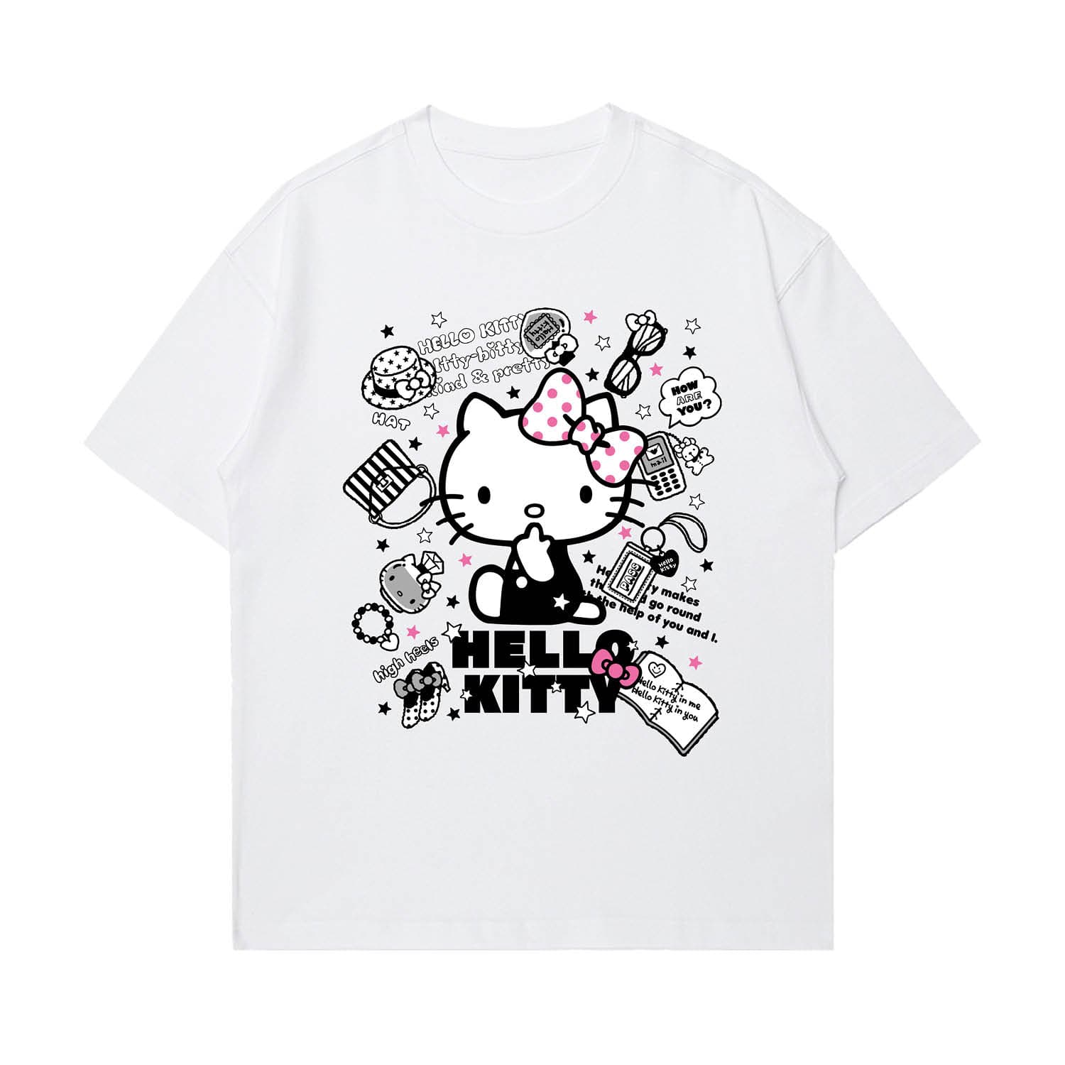 Sanrio x Hello Kitty Hello Kitty T Shirt White