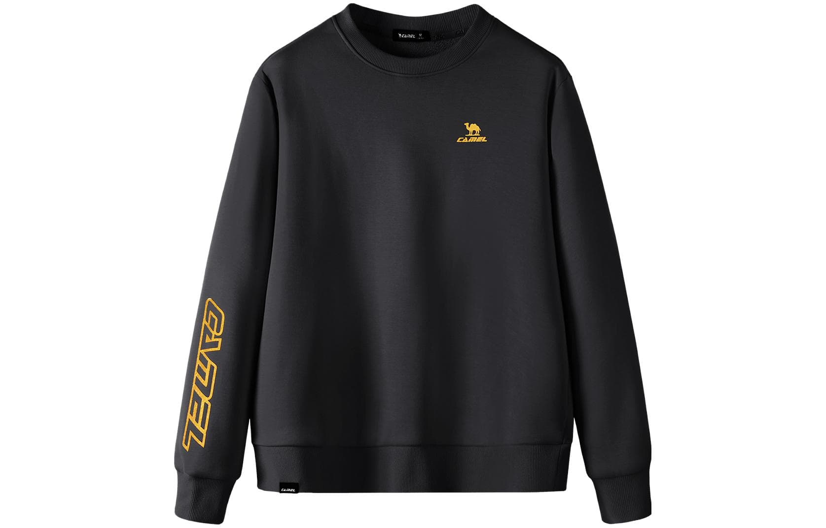 CAMEL Sweatshirts Crew Neck Moderate Other Phantom Black