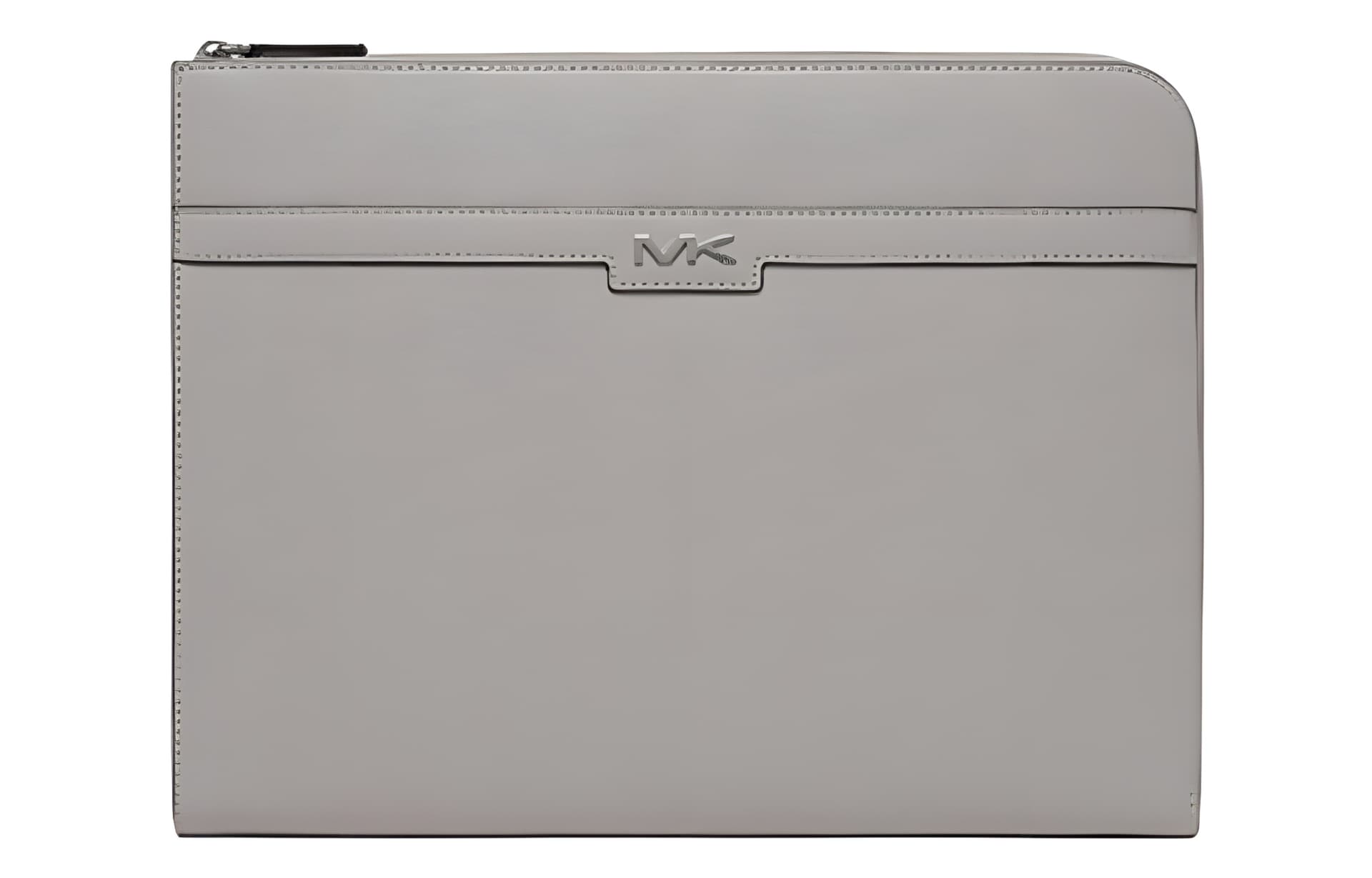 MICHAEL KORS MK Cooper Artificial Laptop Bag Pearl Gray Basic Set (Bag+Dust Bag)