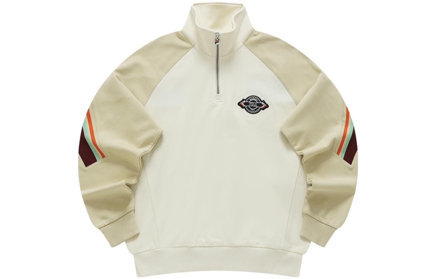 FILA FUSION x FACETASM Sweatshirt Cheese White Cheese White