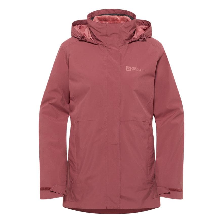 Jack Wolfskin Rotwand hooded zipfastening performance jacket