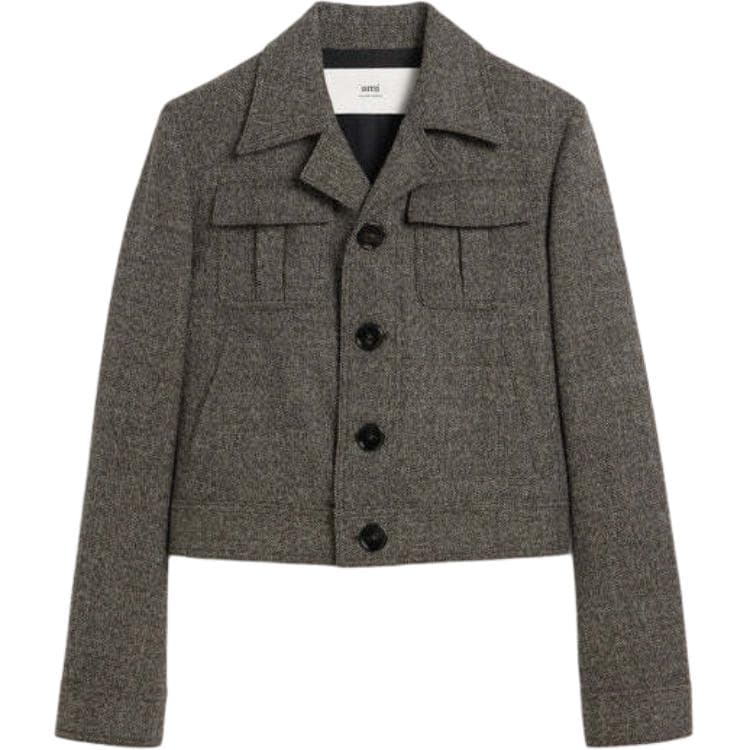 AMIPARIS Paris Long Sleeved Buttoned Jacket