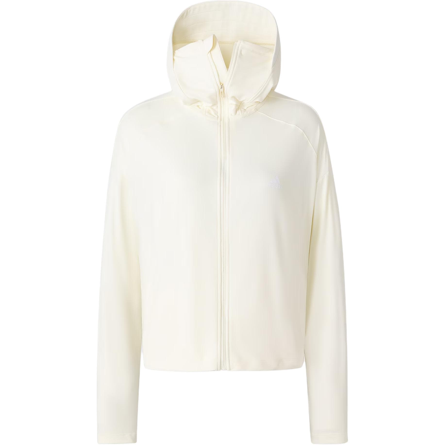Adidas KNIT UPF JACKET Jackets & Ivory White
