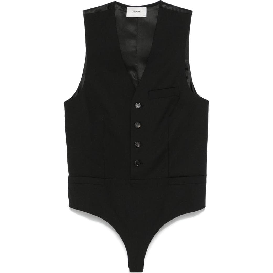 COPERNI Vest Bodysuit Black