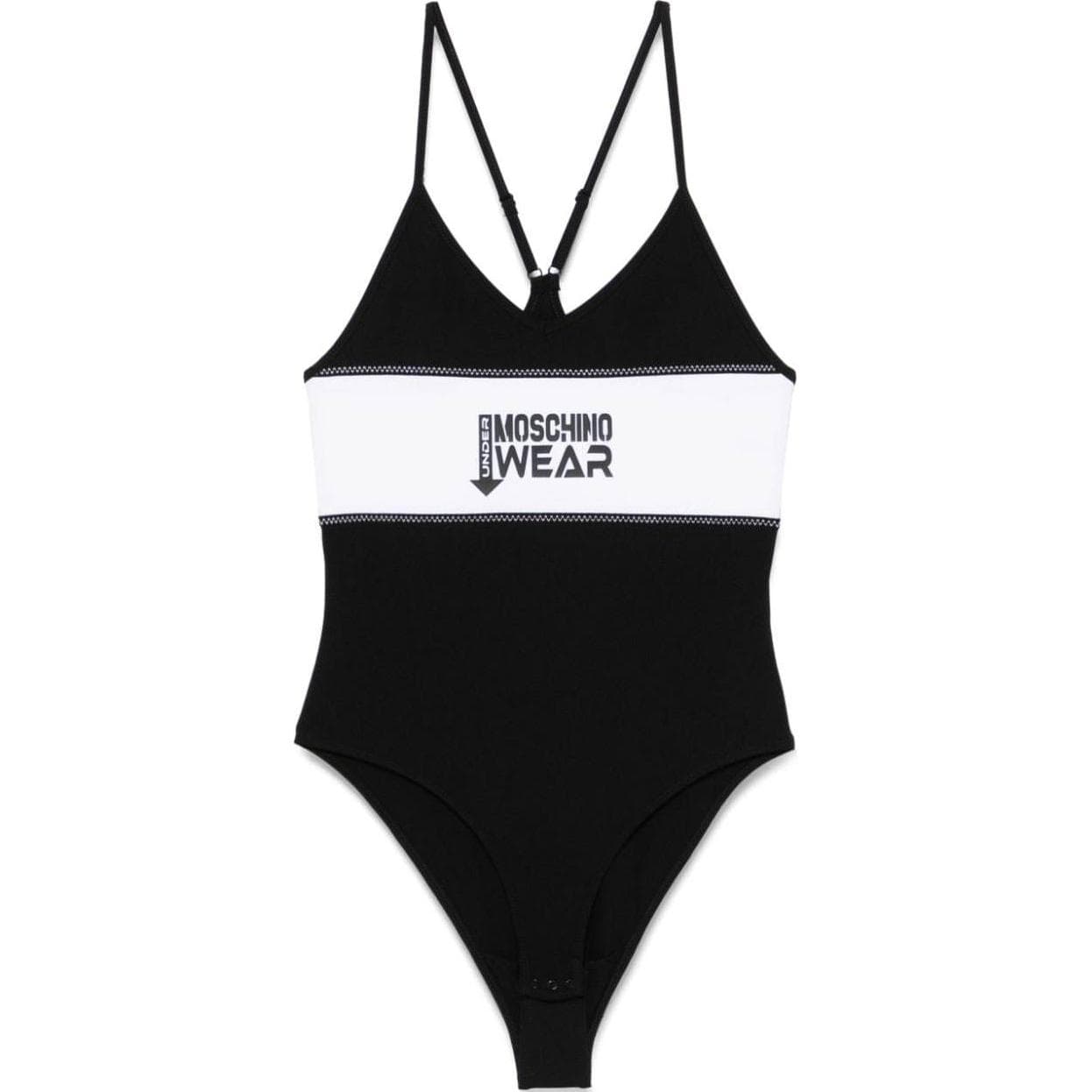 MOSCHINO Logo print Bodie Black